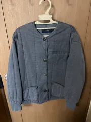 VIAPLAIN ビアプレイン ヴィンテージ ウォッシュ ブルー コットン アウター F