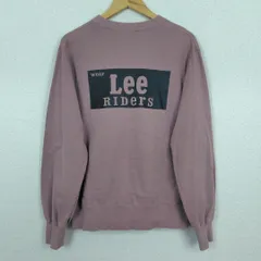 Lee リー スウェット バックプリント ピンク Mサイズ メンズ 古着 アメカジ ストリート