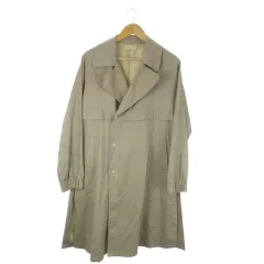 ファクトタム FACTOTUM トレンチコート スプリング ロング ダブル 薄手 46 S 緑 グリーン /AO6 ■GY03