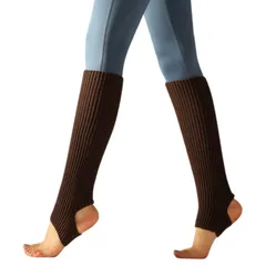 [CALM.st] レッグウォーマー 温活 レディース ヨガソックス トレンカ 防寒 保温 ダンス バレエ 日常 冷え 妊婦 足首ウォーマー 暖かい 足冷え 対策 目立たない シンプル かかと 無地 仕事 冷え性 むくみ リブ 履きご心地 使い勝 [ブラウン]