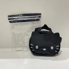 松前278　HELLO KITTY×BRILMY　中身が見えて時短がかなう　ズボラに優しいコスメポーチ　BOOK　BLACK ver.　ブラック　黒　宝島社　サンリオ　ハローキティ　キティちゃん　かわいい　ネコ　キラキラ　かんてい局松前R56号店