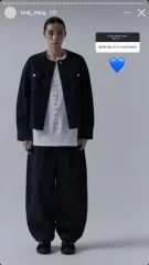 TREEMINGBIRD ワンボタン デニム ジャケット (+パンツ)