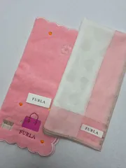【新品】FURLA レディースハンカチ & タオルハンカチ セット