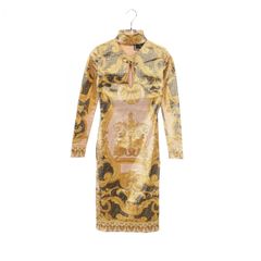 FENDACE フェンディ×ヴェルサーチ コラボ 22SS シルクローブガウン 