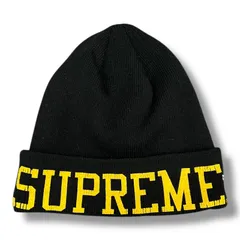 国内正規 Supreme 23AW New Era® Varsity Beanie ニューエラ バーシティビーニー ニット帽 シュプリーム ブラック 1279A1