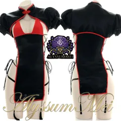 Tバック付きセクシーチャイナ服キャバドレスコスプレ衣装フルセット　2WAY チャイナドレス　ナイトドレス　ルームウエア　ランジェリー　ステージ服　写真撮影　ハロウインコスプレ大人レディース　イベント服　クリスマス会パーティーサンタコスチューム　サンタコスドレス