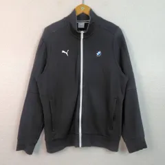 PUMA プーマ BMW Motorsport トラックジャケット ロゴプリント ブラック Lサイズ メンズ 古着 ストリート スポーツMIX