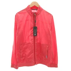 ドルチェ&ガッバーナ ドルガバ DOLCE&GABBANA タグ付き ブルゾン スウィングトップ ジャケット オイル加工  50 赤 レッド /FF ■GY19