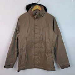 Timberland ティンバーランド ナイロンジャケット 無地 ブラウン XSサイズ メンズ 古着 アウトドア アメカジ