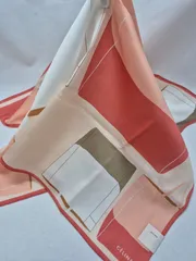 【新品】CELINE レディースハンカチ大判サイズ ミニスカーフ おひざ掛け