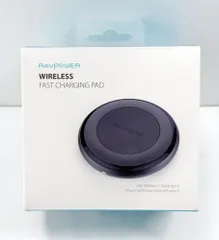 【HY】【新古品】RAVPower RP-PC058 ワイヤレス充電器 Qi対応 10W急速充電 iPhone Android対応 薄型 静音設計 滑り止めパッド搭載 LEDインジケーター[送料無料(一部地域を除く)]