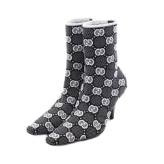 グッチ GUCCI ブーツ GG柄 ファブリック ブーツ レディース 未使用