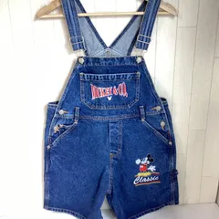 ミッキー&コー　Mickey&Co. ヴィンテージ　デニム　ショート丈オーバーオール(135〜145cm)　　　　…e.s