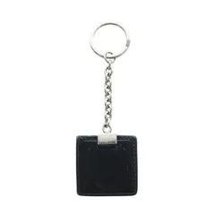 サルヴァトーレフェラガモ Salvatore Ferragamo キーホルダー キーリング チャーム ロゴ レザー ガンチーニ 黒 ブラック ■GY18 /MQ