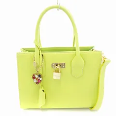 サマンサタバサ Samantha Thavasa ハンドバッグ ショルダー 2WAY 黄 イエロー /AE