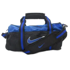 ナイキ NIKE ボストンバッグ ショルダー 2WAY ロゴ ミニ 青 ブルー 黒 ブラック /AE
