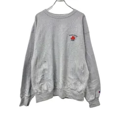 00s Champion PREMIUM REVERSE WEAVE ロゴスウェット トレーナー XL グレー チャンピオン プレミアム リバースウィーブ 秋物 a802-5172
