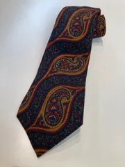 260202 CHANEL PARIS シャネル パリス ネクタイ ペイズリー柄 ワインレッド系 メンズ 小物