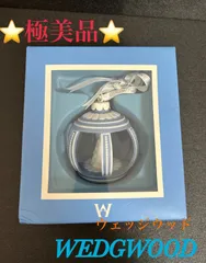 WEDGWOOD ウェッジウッド オーナメント 小物 箱付き クリスマス ツリー ブルー ホワイト 白 ガラス インテリア 冬のサムネイル