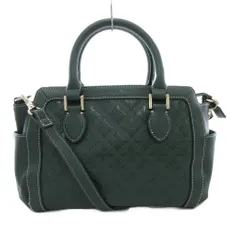 パトリック コックス PATRICK COX ハンドバッグ ショルダー 2WAY ロゴ 総柄 緑 グリーン /AE ■GY11