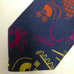 マリオヴァレンチノ マリオヴァレンティノ MARIO VALENTINO レギュラータイ ネクタイ 総柄 ネイビー ■GY09