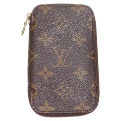 LOUIS VUITTON (ルイヴィトン) モノグラム ポシェット6クレ レザーキーケース ブラウン M62610