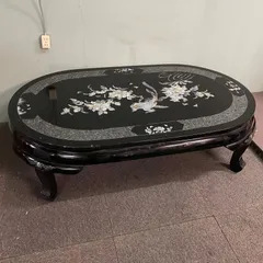 座卓 テーブル 鳳凰 不死鳥 フェニックス 高級 座敷机 螺鈿 ローテーブル 黒 2026年最新】螺鈿 座卓の人気アイテム - メルカリ