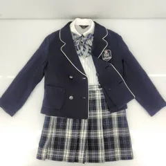 05w18578 コムサイズム COMME CA ISM  女の子 フォーマルスーツ  セットアップ 120  卒園式  入学式  ネイビー  キッズ  【中古品】