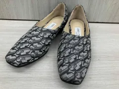 JIMMY CHOO フラットシューズ 表記サイズ 34 1/2 シルバー 
