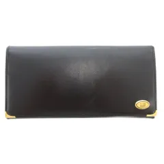 ダンヒル dunhill 長財布 ウォレット 二つ折り ロゴ レザー 黒 ブラック /AE ■GY18