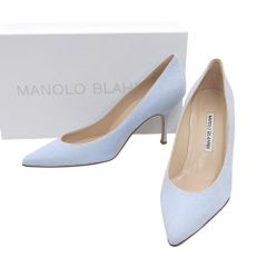 箱付き未使用品✨マノロブラニク　リストニー　レザーパンプス　白　35.5 箱付き未使用品✨マノロブラニク リストニー レザーパンプス 白 35.5