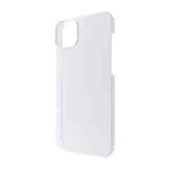 【新品未使用】 iPhone14 Plus アイフォン14プラス スマホケース カバー PC (色:クリア) 無地ケース デコベース ジャケット ハードケース シンプル muji-ip14plus-cl