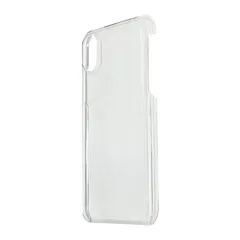 【新品未使用】 iPhone X iPhone XS アイフォンテンエス スマホケース カバー PC (色:クリア) 無地ケース デコベース ジャケット ハードケース シンプル muji-iphonex-cl