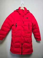 THE NORTH FACE ザノースフェイス レディース ダウンジャケット ロング丈 レッド