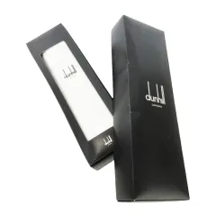 ダンヒル dunhill 未仕立て生地 ワイシャツ Yシャツ フォーマル ロゴ刺繍 コットン 白 ホワイト D20-104-0 /CK7 ■GY17