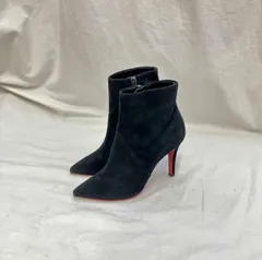 DIANA ダイアナ ショート ブーツ ブラック 黒 スエード 23.5cm 