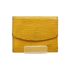 ◆◆LOUIS VUITTON ルイヴィトン コインケース エピ CA0040 小ポケットはがれ有 M63419 イエロー