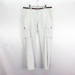 ルコックスポルティフ le coq sportif GOLF COLLECTION カーゴパンツ ボトムス チェック ロゴ ストレッチ 92 ライトグレー ※EKM