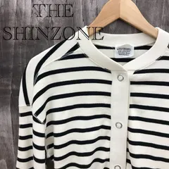 THE SHINZONE シンゾーン BORDER CAPELIN CARDIGAN ボーダー ケープリン カーディガン 20AMSCU21 2022春夏 レディース F_246021