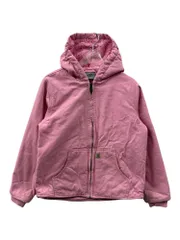 Carhartt (カーハート) 裏ボア アクティブジャケット ダックパーカー ジャケット M 101-12 ピンク キッズ/078