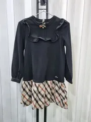 DAKS ブラック CHECK ロング ONE PIECE 150