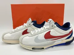 sacai NIKE ZOOM CORTEZ DQ0581 100 サカイ ナイキ ズーム コルテッツ US10 28cm UK9 EU44 ホワイト アンド ユニバーシティレッド