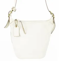 コーチ COACH ショルダーバッグ レザー 革 ロゴ型押し 白 ホワイト 11422 /CK7 ■GY18