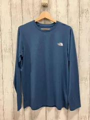 THE NORTH FACE ザ ノース フェイス FLASHDRY NT12597 ネイビー ポリエステル 長袖Tシャツ 薄手 アウトドア Lサイズ メンズ