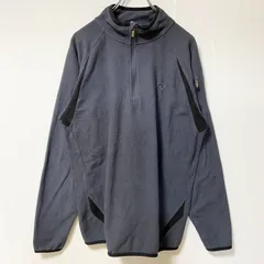 【値引き交渉OK！】古着 used　Champion チャンピオン　長袖ハーフジップフリースジャケット　ワンポイントロゴ刺繍　くすみカラー　Lサイズ