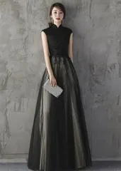 新作 ロングドレス パーティー・宴会用 フォーマル フィットライン 大人上品 披露宴・司会向け Q-000786 bu1