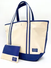 PORTER GIRL ポーター ガールトートバッグ ベージュネイビー　ポーチ付き