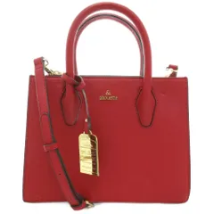 サマンサ＆シュエット samantha&chouette ハンドバッグ ショルダー 2WAY ロゴ 千鳥格子柄 赤 レッド /AE ■GY18