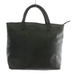 ハーヴェストレーベル HARVEST LABEL 髭バッグ トートバッグ レザー ロゴ 黒 ブラック /XZ ■GY11