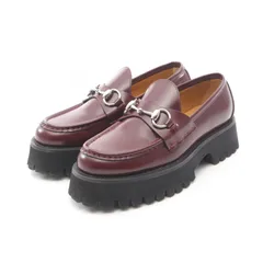 グッチ GUCCI ローファー ホースビット レザー ローファー レディース Used A